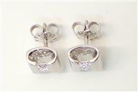 Orecchini MONILE Donna in Platino Diamante 0.41 Ct BC 5544P - BC 5544P